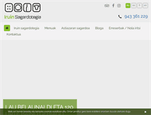 Tablet Screenshot of iruinsagardotegia.com